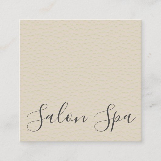 Handtekenscript sociale media gestructureerd vierkante visitekaartje (Voorkant)