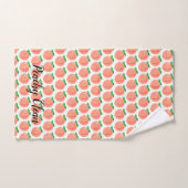 Handtowel propre couleur pêche (Serviette à main)