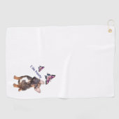 Handtuch Golf französische Bulldogge Golfhanddoek (Horizontaal)