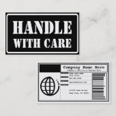 handvat met zorg visitekaartje (Voorkant / Achterkant)