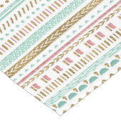  handverfstam Aztec geometrisch ontwerp Korte Tafelloper (Hoek)