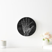 Handvingers anatomie ronde klok (Huis)