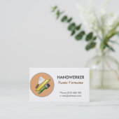 Handwerker Visitekaartje (Staand voorkant)