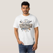 handwerktuigaannemer t-shirt (Voorkant volledig)