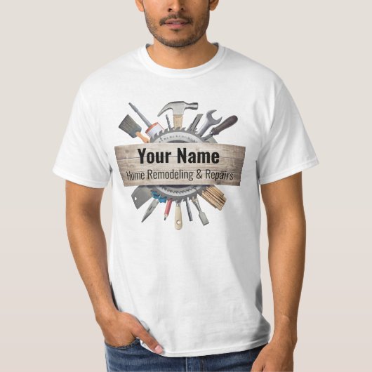  handwerktuigaannemer t-shirt (Voorkant)