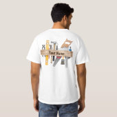 handwerktuigcarpenter t-shirt (Achterkant volledig)