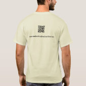 Handwerktuigmakerscode Logo en QR-code T-shirt (Achterkant)