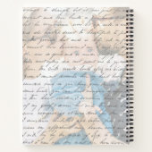 Handwritten Script Family Photo Personalized Notitieboek (Achterkant)