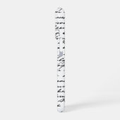 Handwritten Script Personalized 2 Photo Layout iPhone Hoesje (Linkerkant)