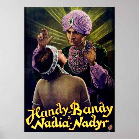 Handy Bandy the Hypnotist Vintage Poster (Voorkant)