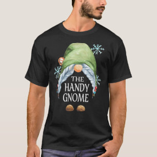 Handy Gnome Buffalo Pset Matching Family Christma T-shirt