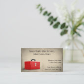 Handy Man Entrepreneur Réparateur Homme Carte de v (Debout devant)