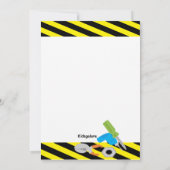 Handy Man Fix It Boys Invitation Anniversaire (Dos)