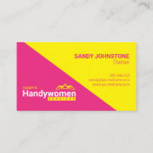 Handy Women Cartes de visite - Home Business (Dos)