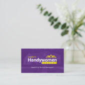 Handy Women Cartes de visite - Home Business (Debout devant)