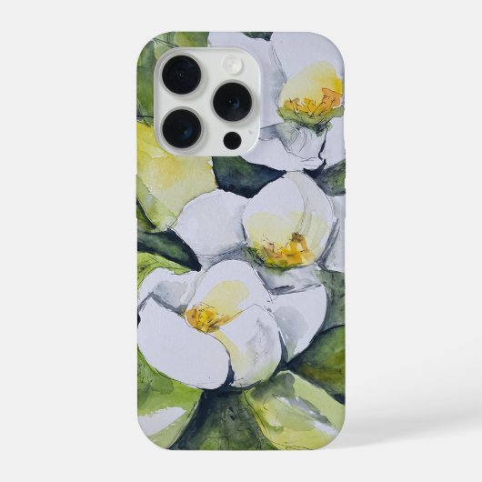 Handyhülle_Magnolie iPhone Hoesje (Achterkant)