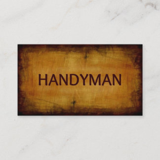 Handyman Antique Brossé Carte de visite