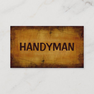 Handyman Antique Carte de visite