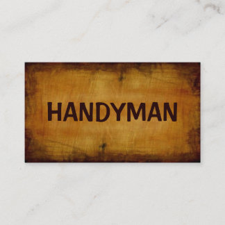 Handyman Antique Carte de visite