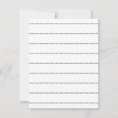 Handyman [Black Letterpress-stijl] Kaart (Achterkant)