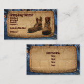 Handyman, bouw, onderhoudswerker visitekaartje (Voorkant / Achterkant)