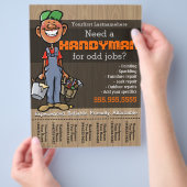 Handyman.Carpenter.Plumber Painter.Afro American Flyer (Hand)