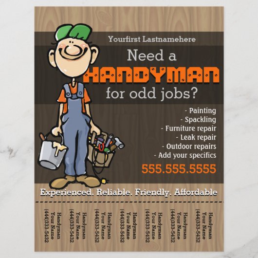 Handyman.Carpenter.PlumberPainter.Odd-taken Flyer (Voorkant)