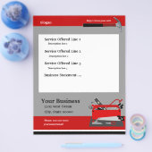 Handyman Carpenter Tool Box Flyer (Enkel)