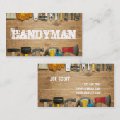 Handyman, Carte de visite de maintenance (Devant / Derrière)