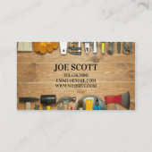 Handyman, Carte de visite de maintenance (Dos)