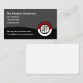 Handyman Carte de visite moderne et unique (Devant / Derrière)