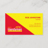 Handyman Cartes de visite - Home Business (Dos)