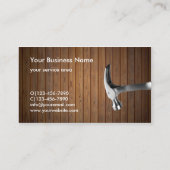 Handyman cartes de visite remodelage de constructi (Dos)