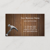 Handyman cartes de visite remodelage de constructi (Dos)