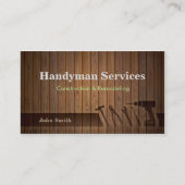 Handyman cartes de visite remodelage de constructi (Devant)