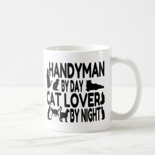 Handyman Cat Lover Koffiemok