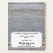 Handyman Construction Business Russe Gris Bois (Dos)