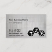 Handyman construction moderne Étiquette rouge (Dos)