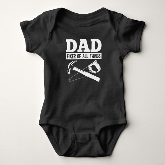 Handyman Dad Repairman Father Romper (Voorkant)