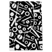 Handyman DIY Mister Fixit Hammer Nuts Bolts Tools Medium Cadeauzakje (Voorkant)