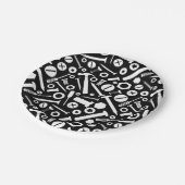 Handyman DIY Mister Fixit Hammer Nuts Bolts Tools Papieren Bordje (Gekanteld)