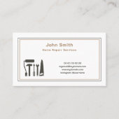 Handyman et Carte de visite de service de réparati (Devant)