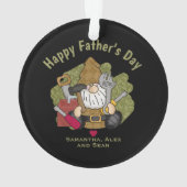 Handyman Garden Gnome customisé et personnalisé (dos)