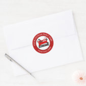 Handyman Gereedschap Doos 1 1/2" Ronde Sticker (Envelop)