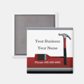 Handyman Hammer en Paintborstel Magnet Magneet (Voorkant / Achterkant)