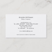 Handyman Hammer en Saw Carpenter Visitekaartje (Achterkant)