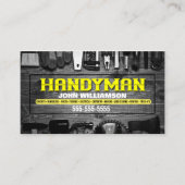 Handyman Hammer et Carte de visite des ongles (Devant)