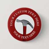 Handyman Hammer Icon Button (Voorkant)