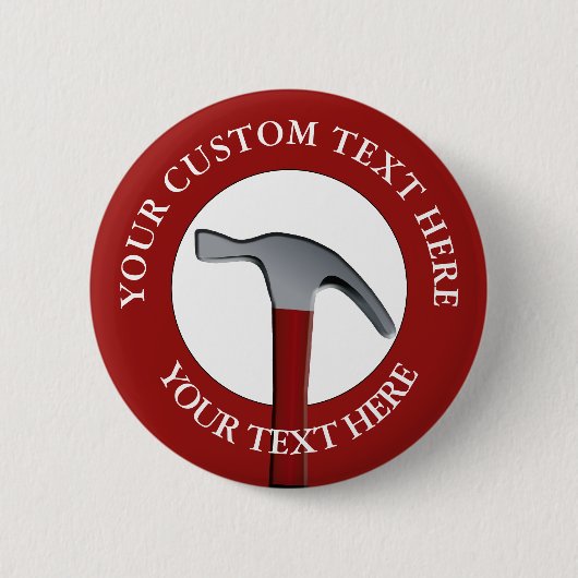 Handyman Hammer Icon Button (Voorkant)