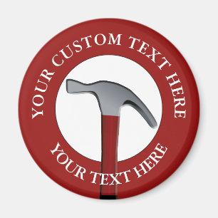 Handyman Hammer Icon Magnet Magneet
